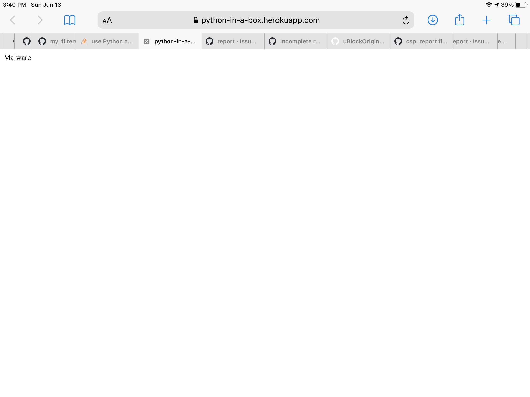 Discussion secure sandboxing of user code · Issue 2 · radiansoftware