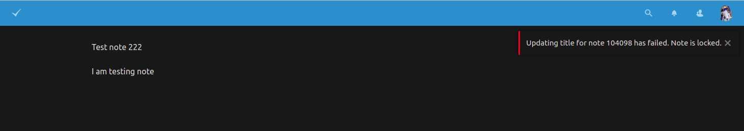 On creating a new note I get Note is locked error · Issue #730 ...