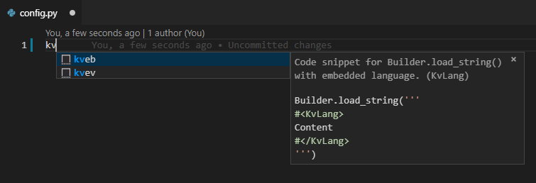 Suggestion feature: Add kv language support within Python files · Issue ...