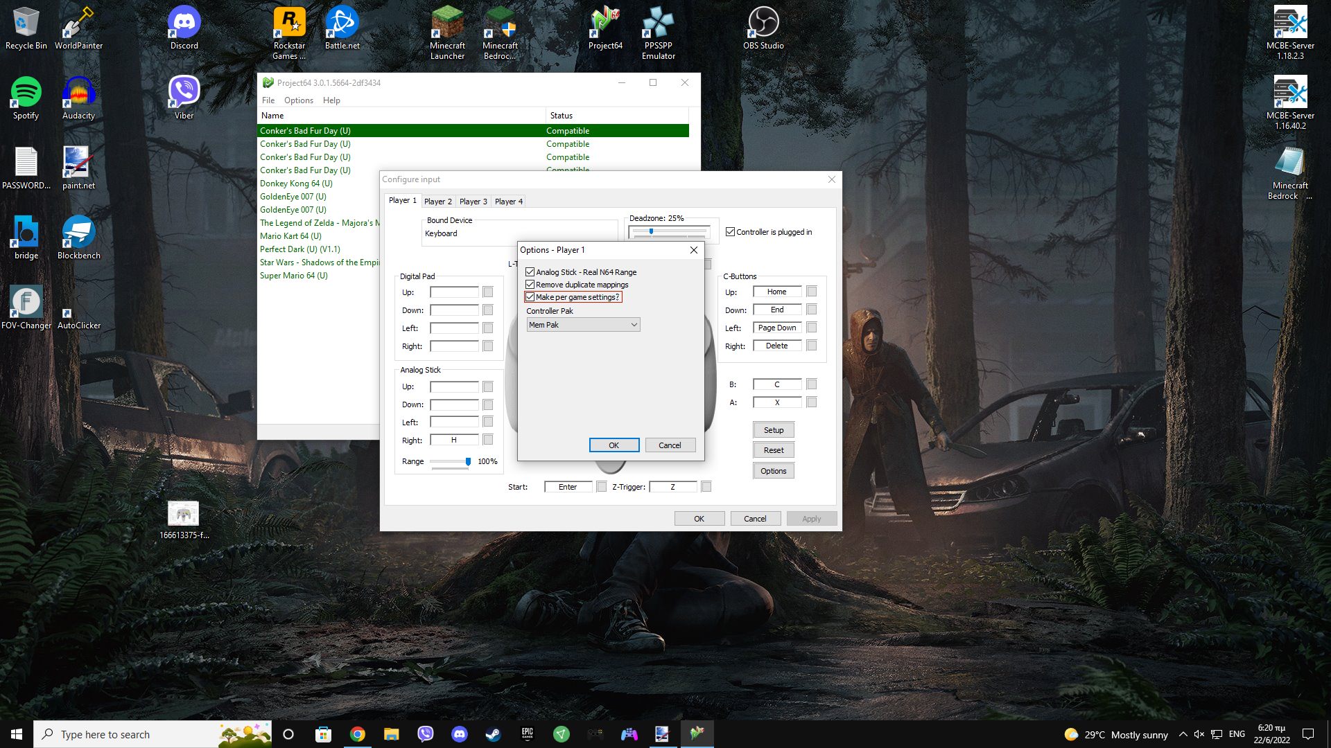 [Feature request]: per game input settings · Issue #2241 · project64 ...