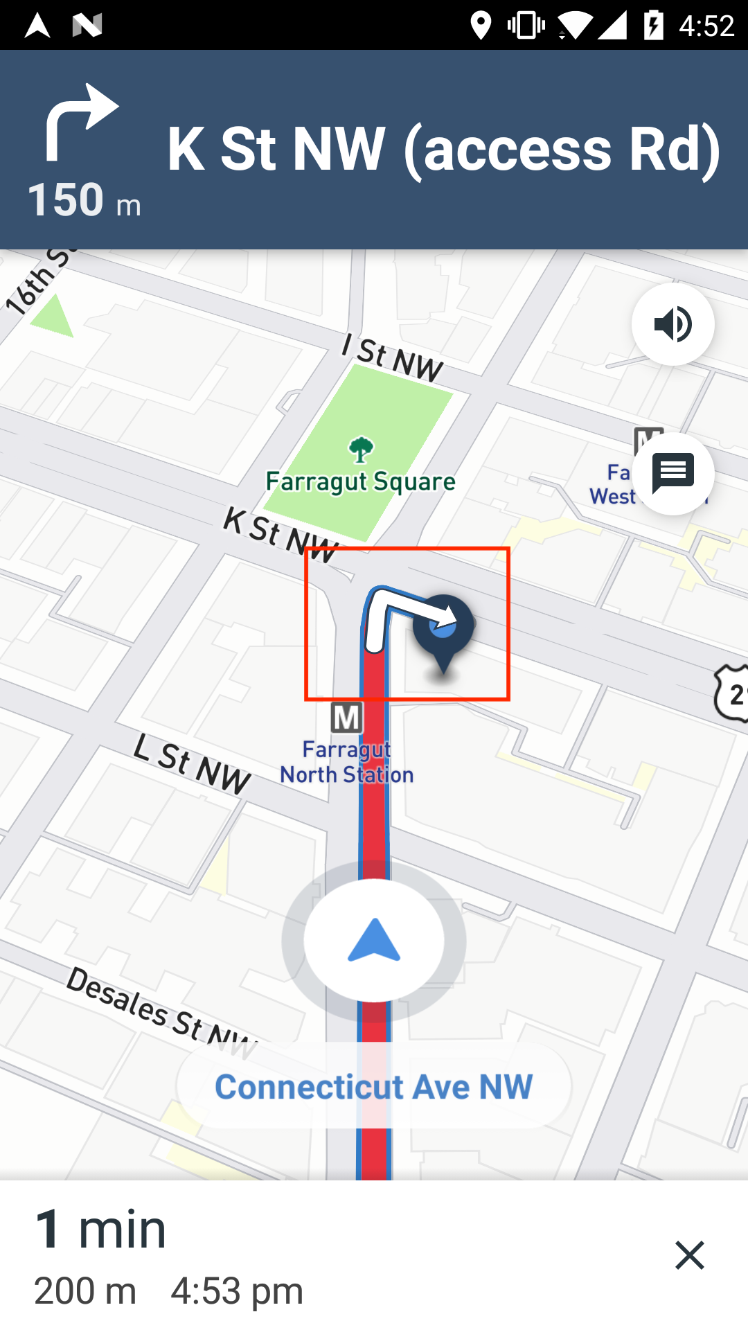 NavigationMapRoute upcoming arrow is drawn over the destination marker ·  Issue #1015 · mapbox/mapbox-navigation-android, image size:1080x1920