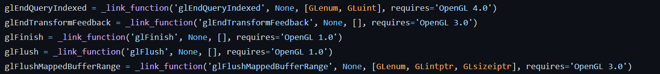 Missing GL Function glFenceSync · Issue #751 · pyglet/pyglet · GitHub