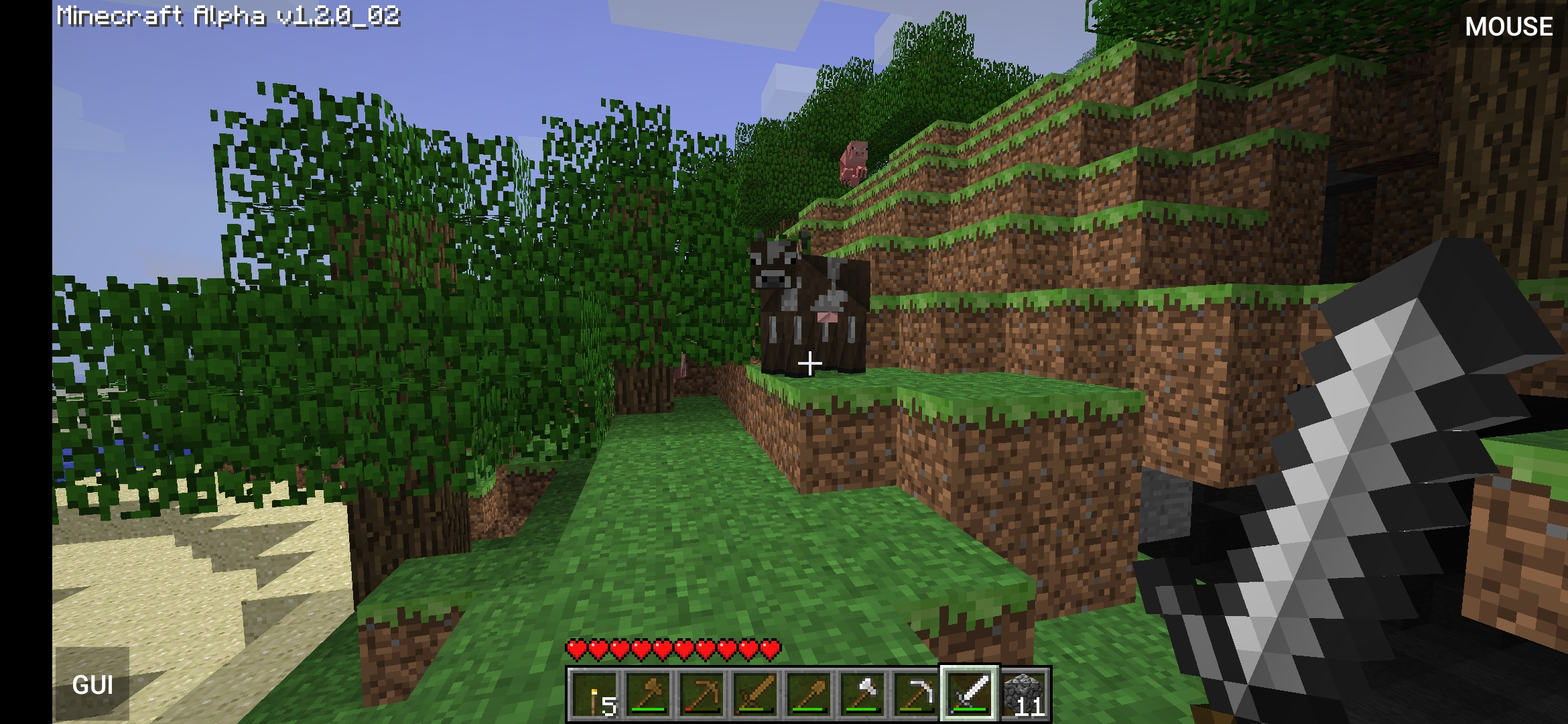 [BUG] Weird shadows on item and entity textures from a1.2.0 to b1.7.3 ...