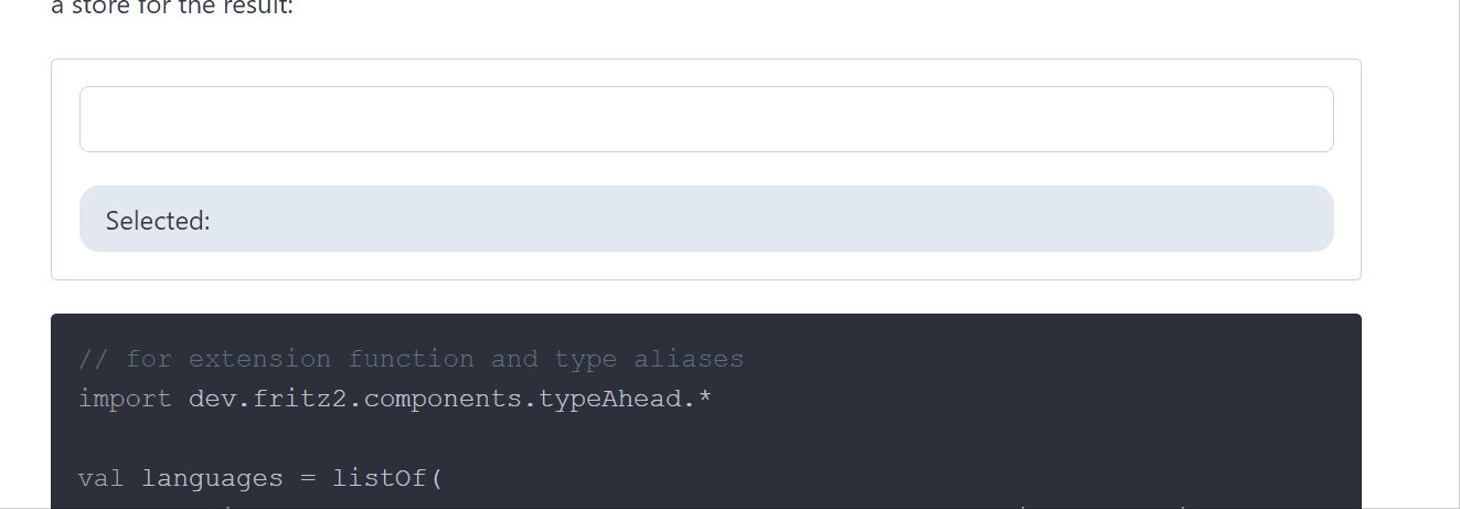 Strange TypeAhead behaviour · Issue #549 · jwstegemann/fritz2 · GitHub