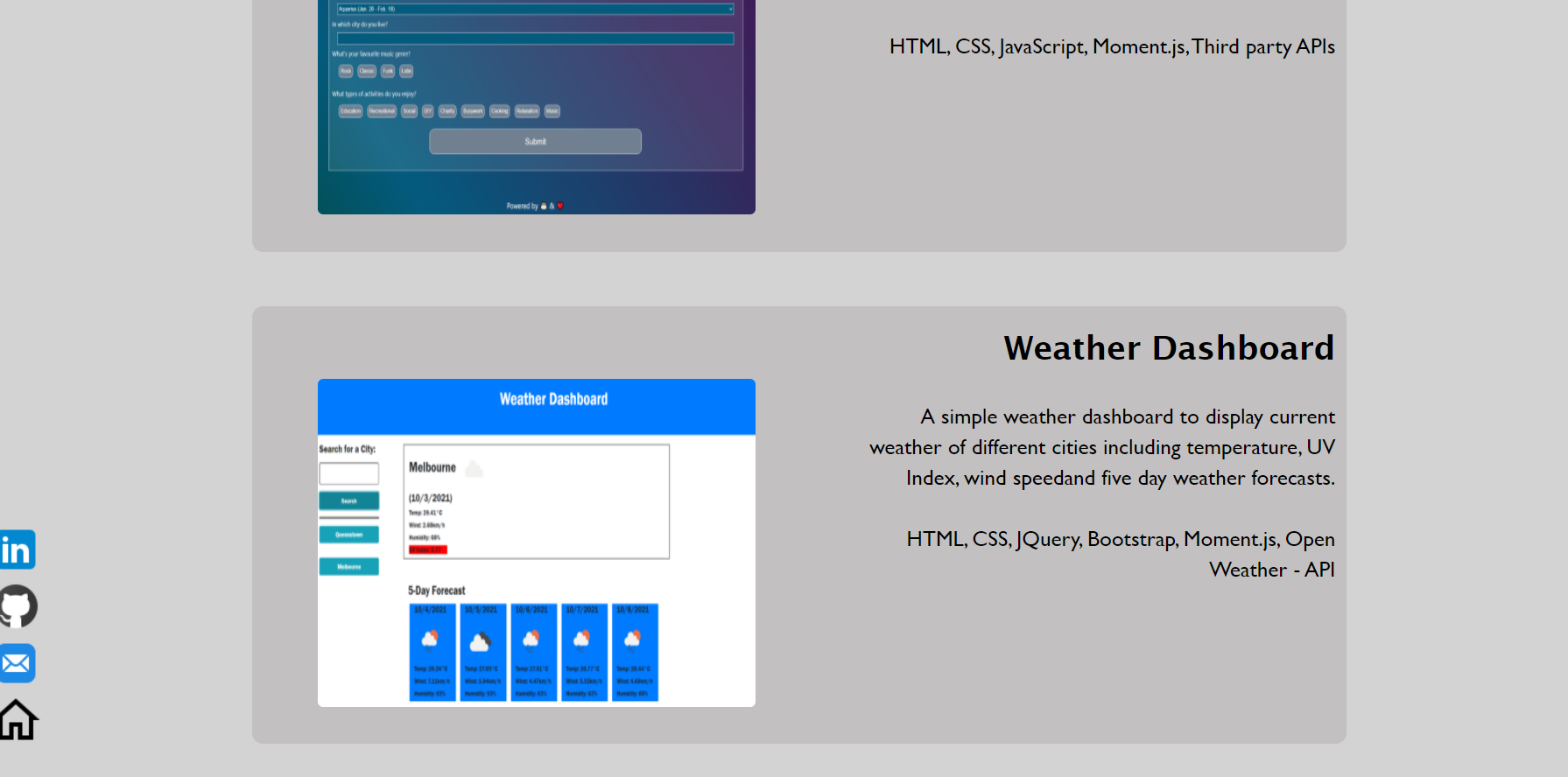 GitHub - anushaselvan/Portfolio: A simple web application that ...