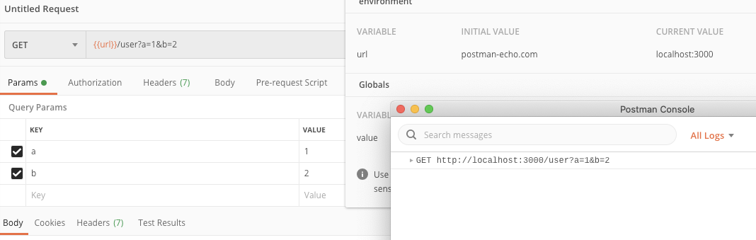 Postman doesn't send GET query params when using Environment variables ...