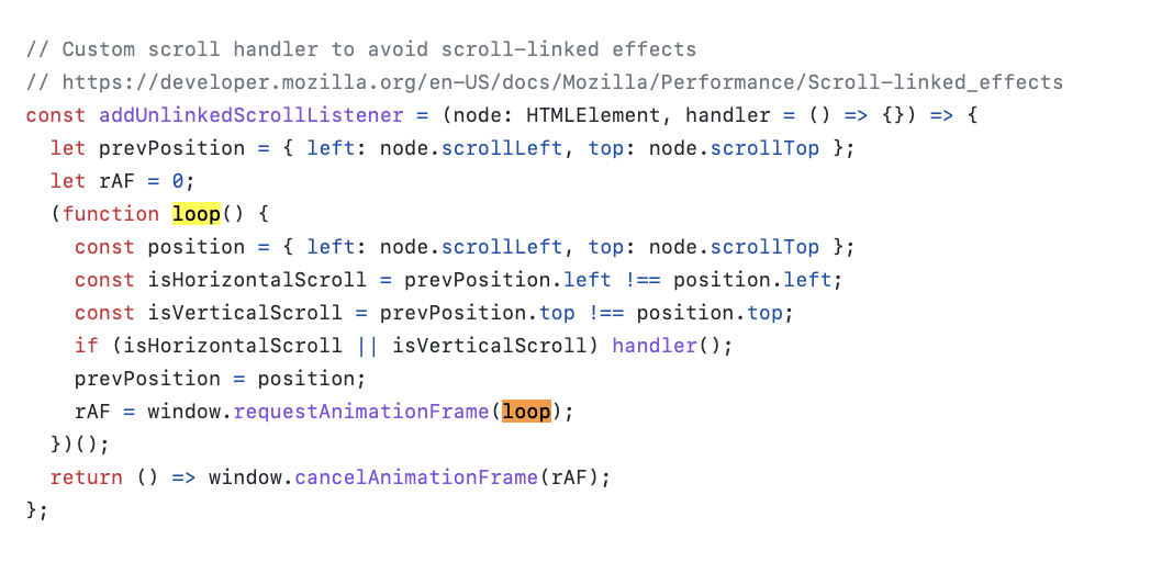 memory leak in ScrollAreaThumb · Issue #1973 · radix-ui/primitives · GitHub