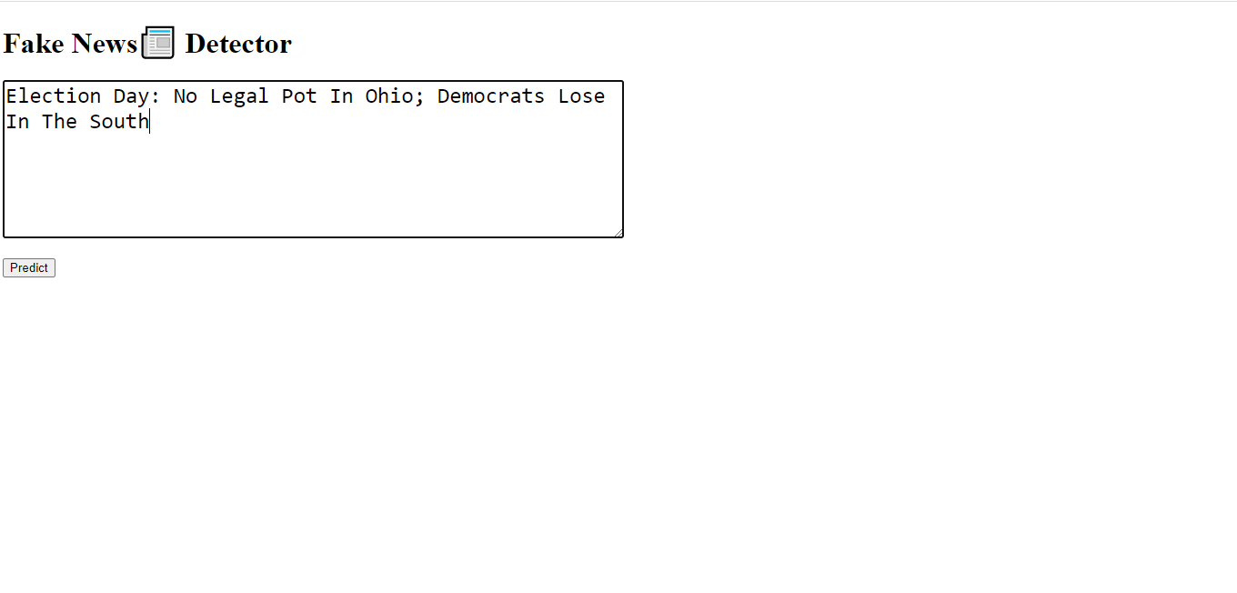 GitHub - abdulmanafpv/Fake-News-Predict-WebApp: This is a WebApp for ...