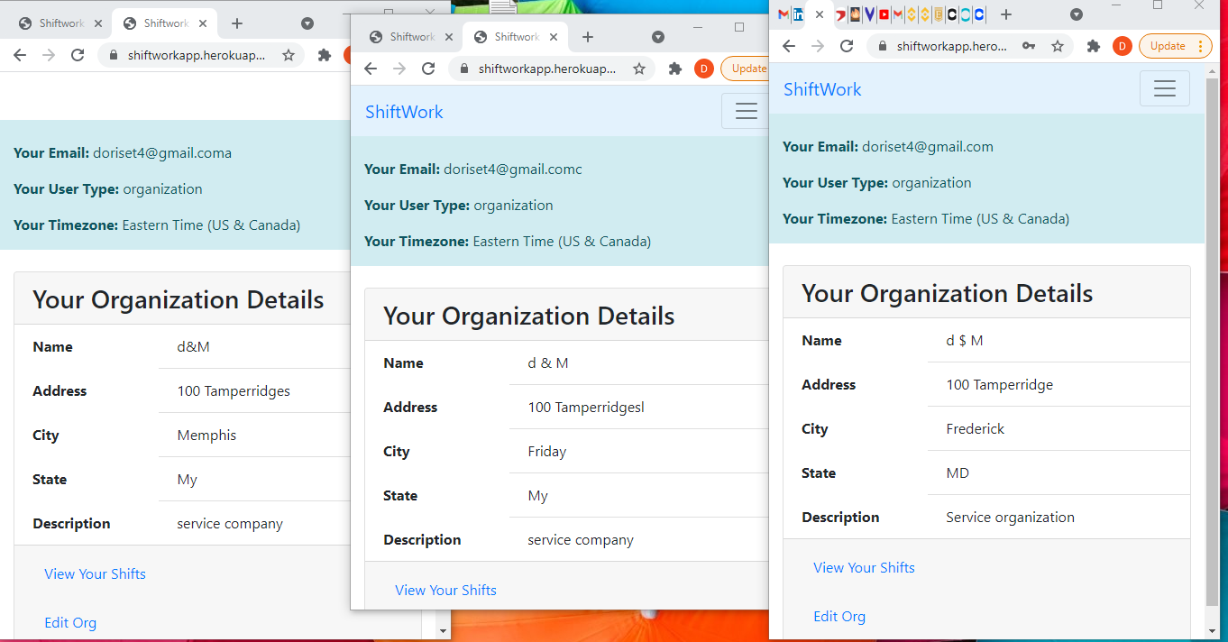 city to state verification required