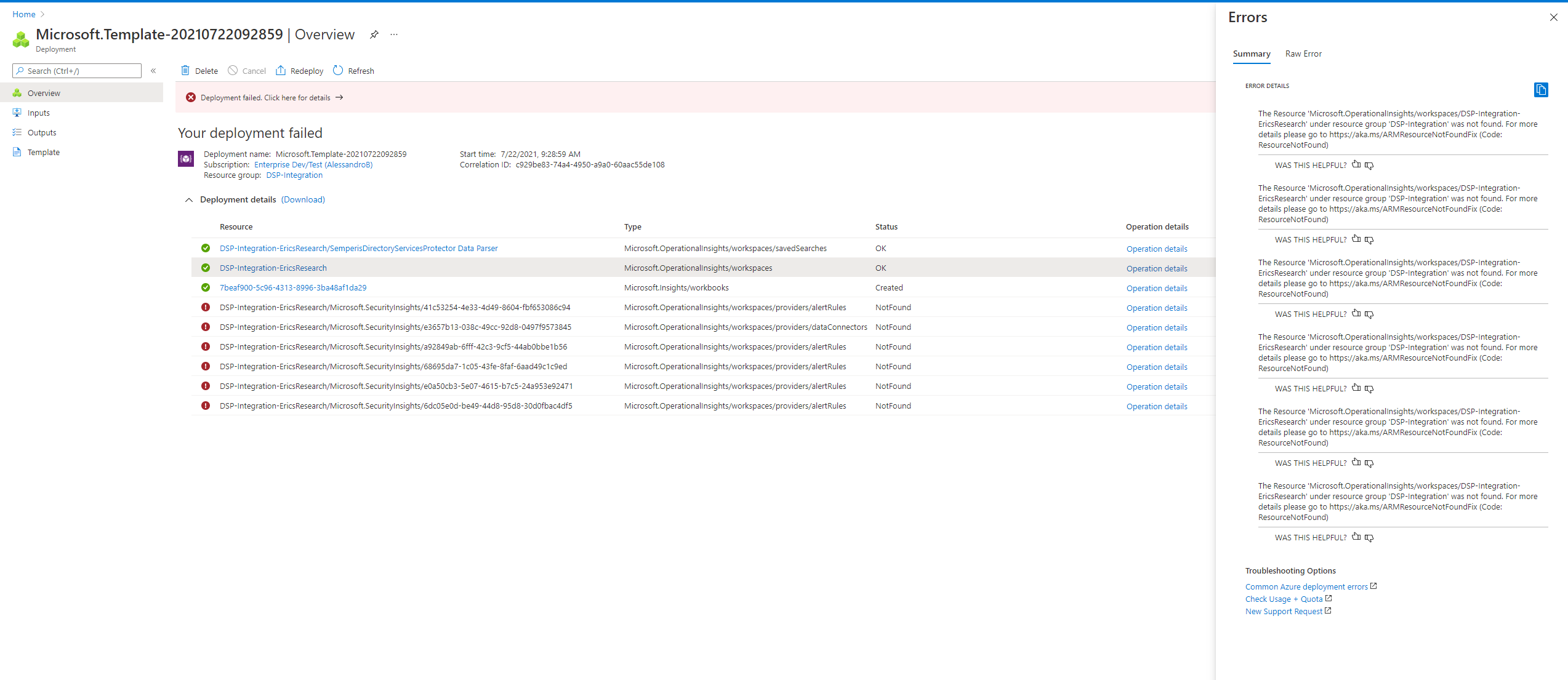 DependsOn attribute missing from Workspace child resources [Solution ...