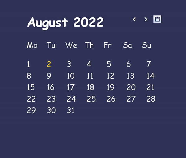 GitHub - drilonaliu/Calendar: A calendar with java as homework from ...