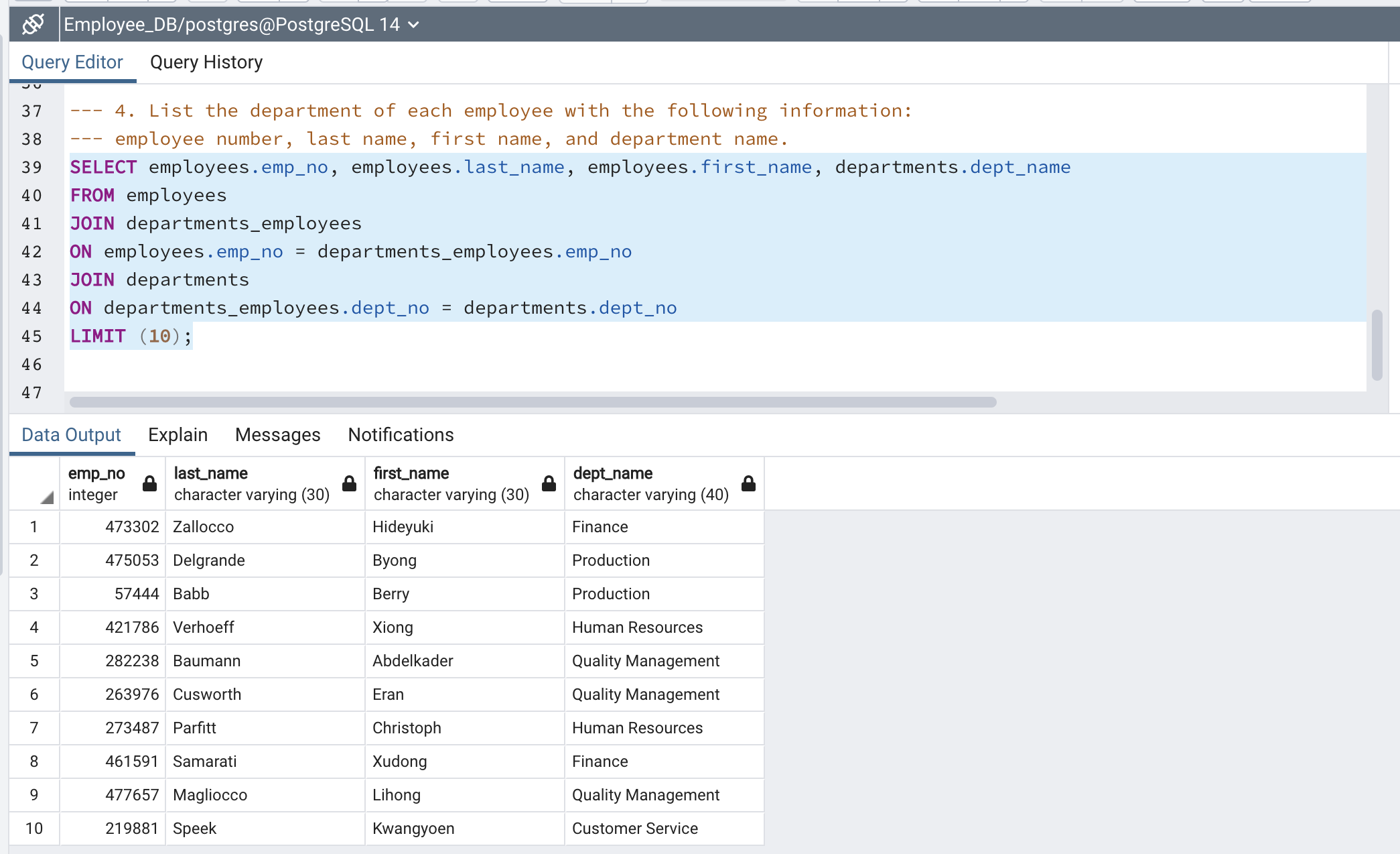 GitHub - bigoshunane/Pewlett-Hackard-Analysis-Data-Modeling: Employees ...