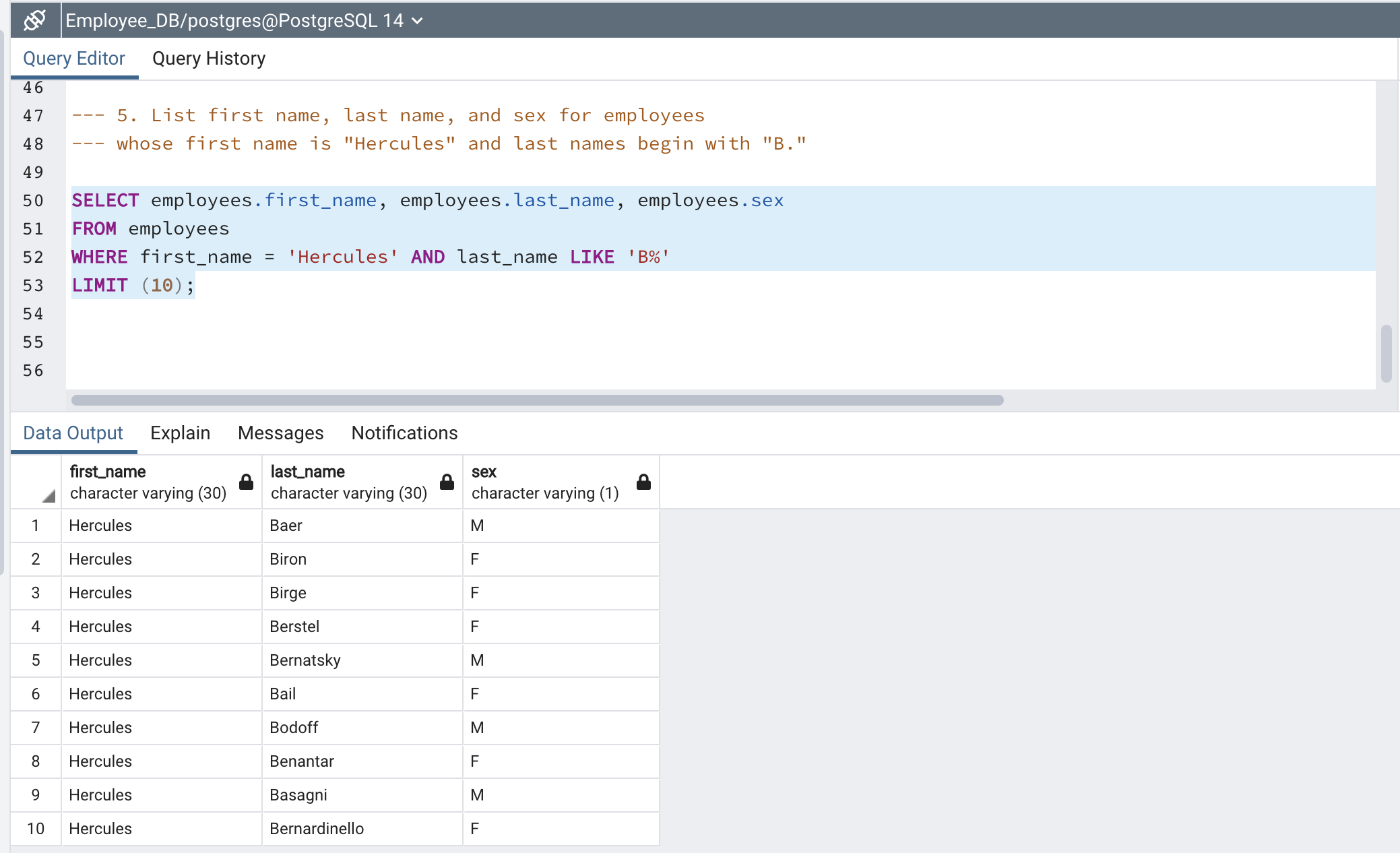 GitHub - bigoshunane/Pewlett-Hackard-Analysis-Data-Modeling: Employees ...