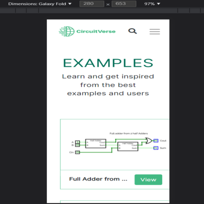 Responsiveness of various webpages · Issue #2918 · CircuitVerse ...