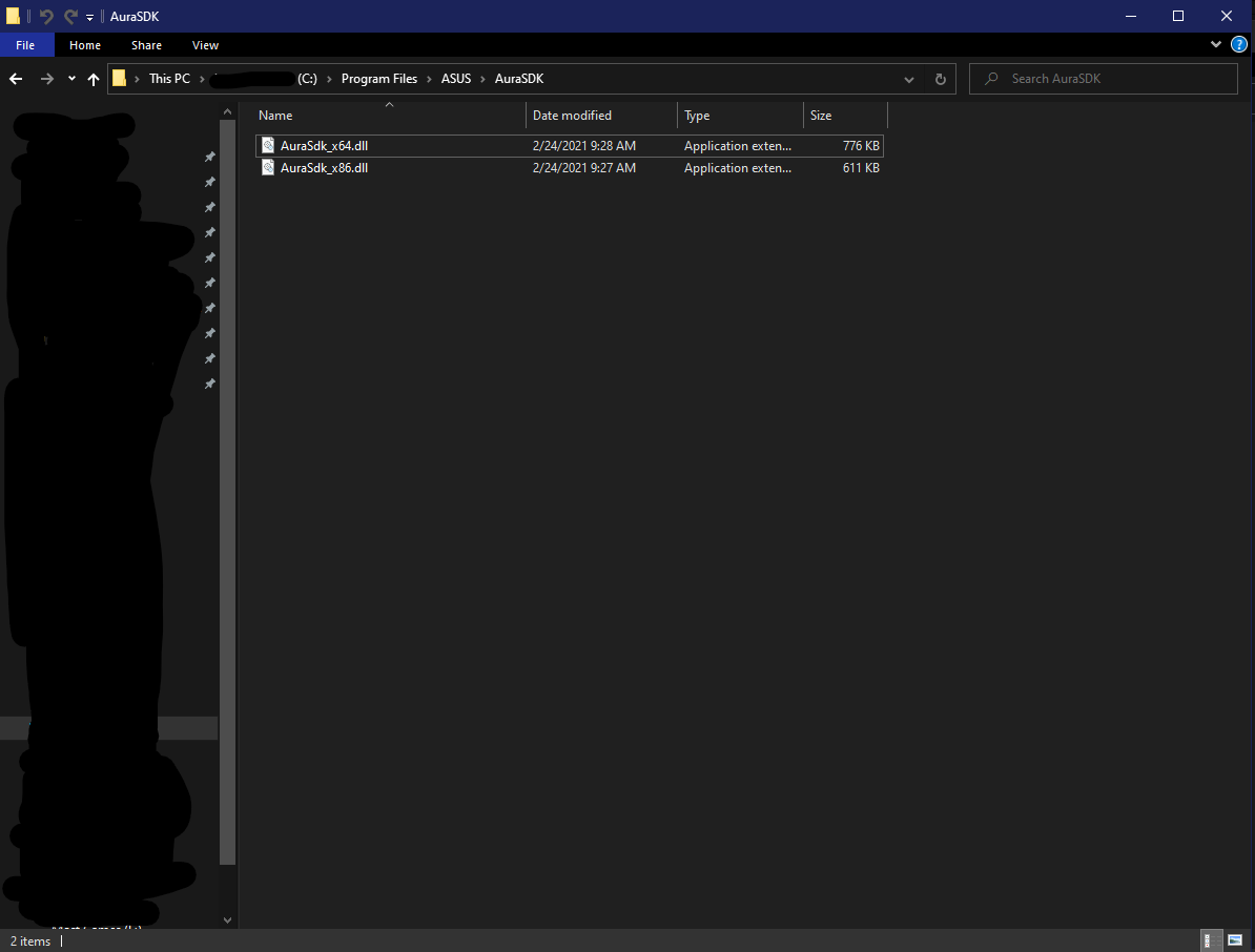 Can't Detect AuraSdk Asus AuraSync · Issue #2306 · antonpup/Aurora · GitHub