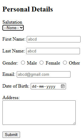 Github Abhishek Sharma 007 Geekster Assignment 3 Personal Detail Form Github Abhishek Sharma 007 Geekster Assignment 3 Personal Detail Form