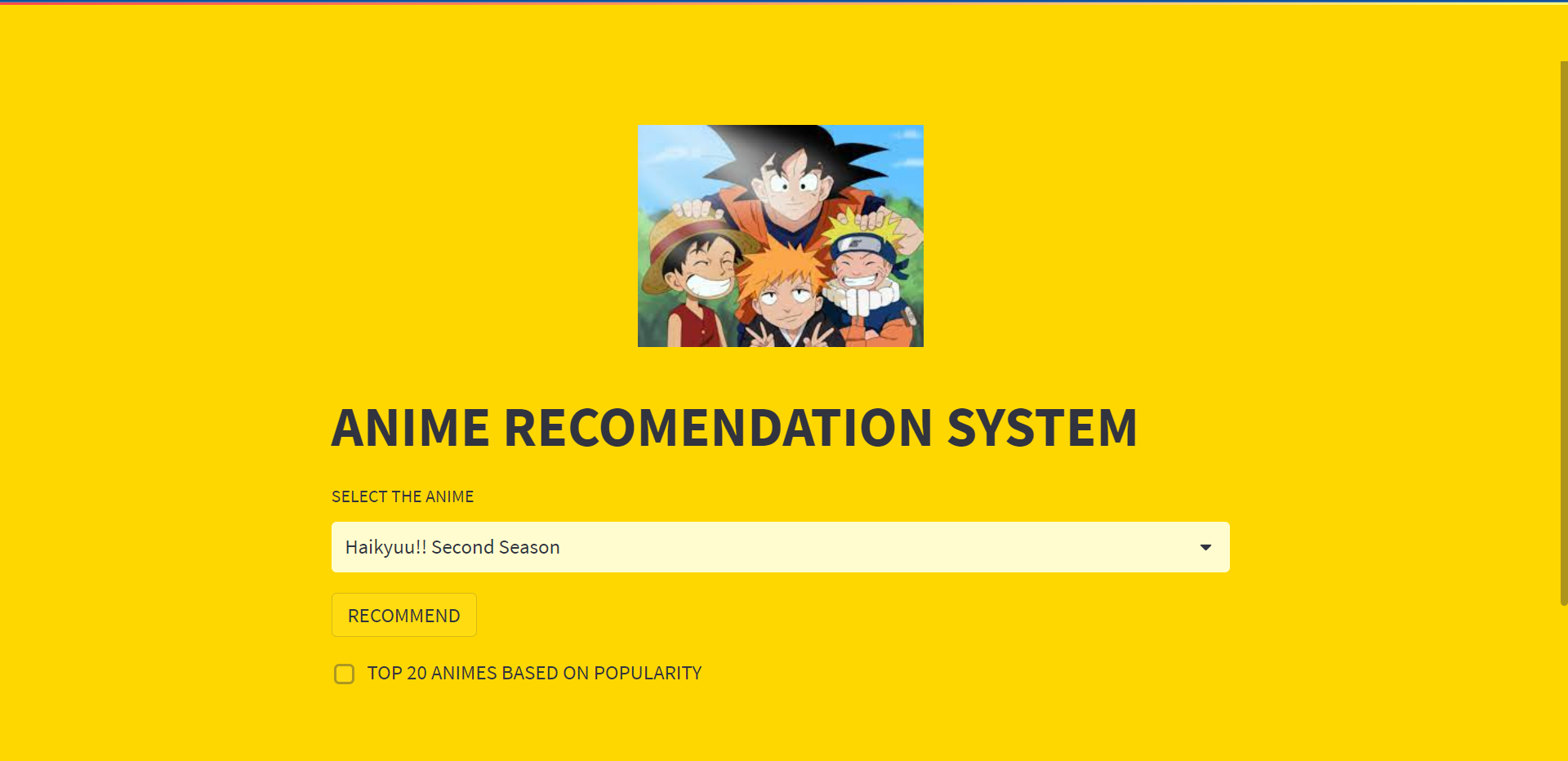 GitHub - SasankBVM/ANIME-RECOMMENDATION-SYSTEM: THIS IS AN ANIME ...