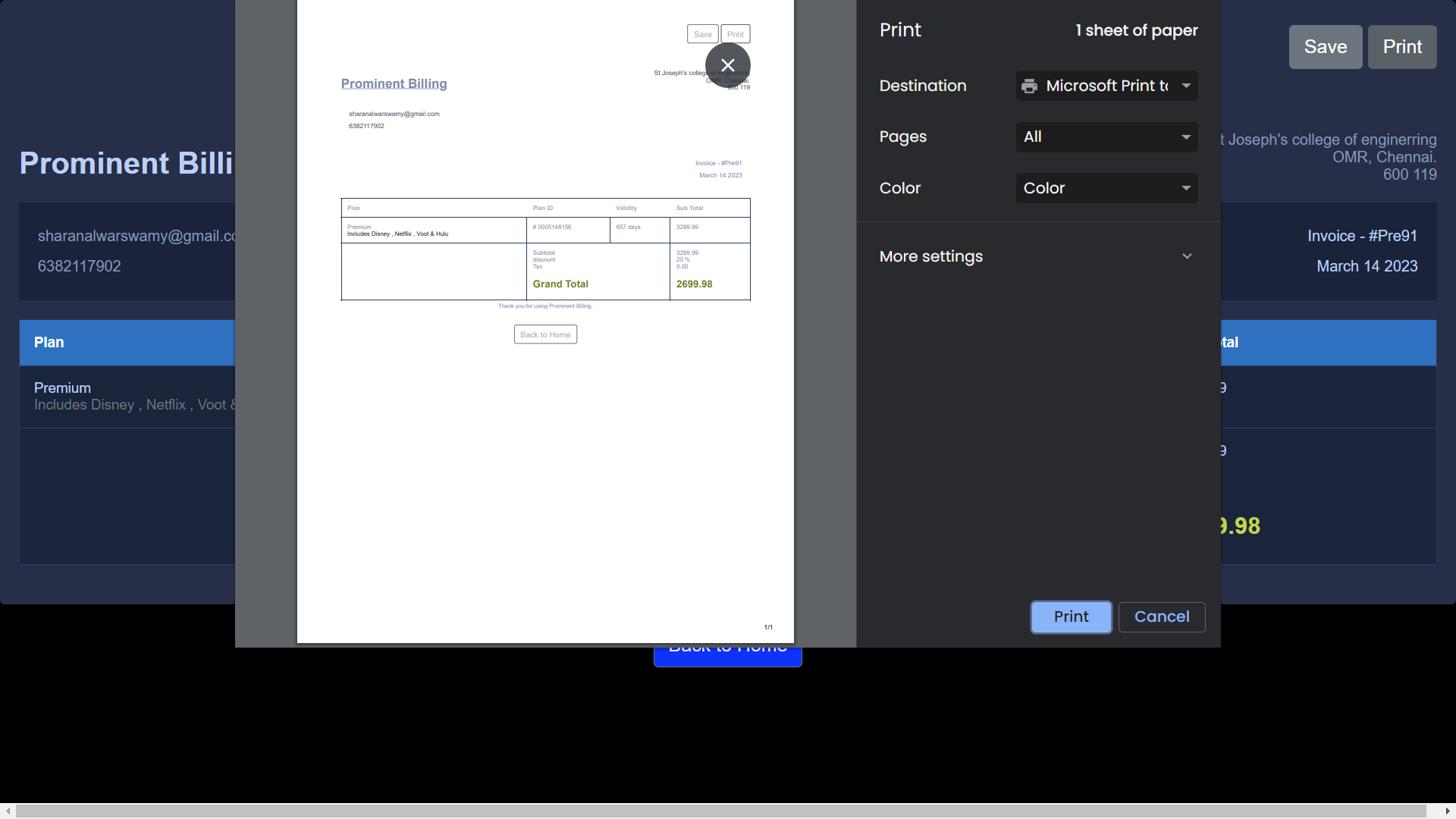 GitHub - sharanAlwar/Prominent_Billing_Application: This is a Mini ...