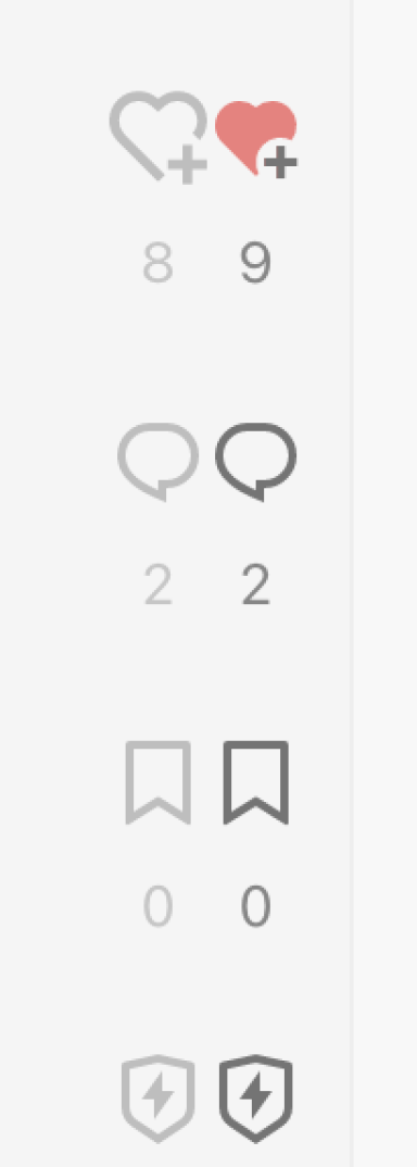 The heart+ icon in inactive mode looks slightly bigger · Issue #19143 ...