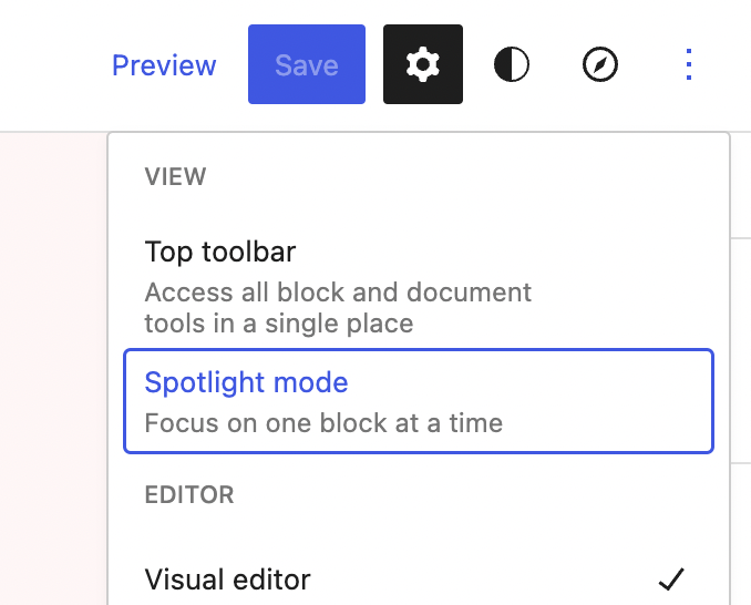 Consider consolidating Editor view options · Issue #42436 · WordPress ...
