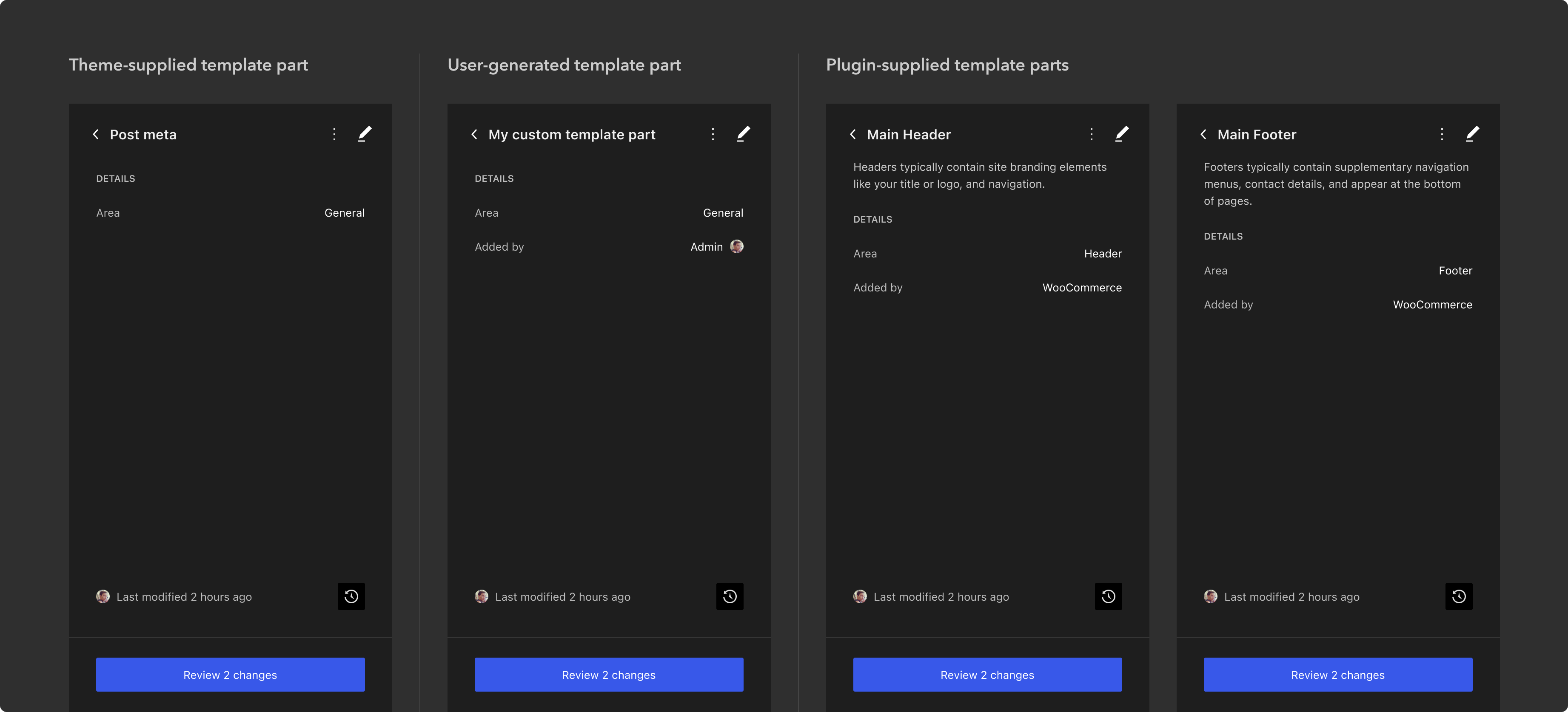 Details View → Template Part · Issue #50392 · WordPress/gutenberg · GitHub