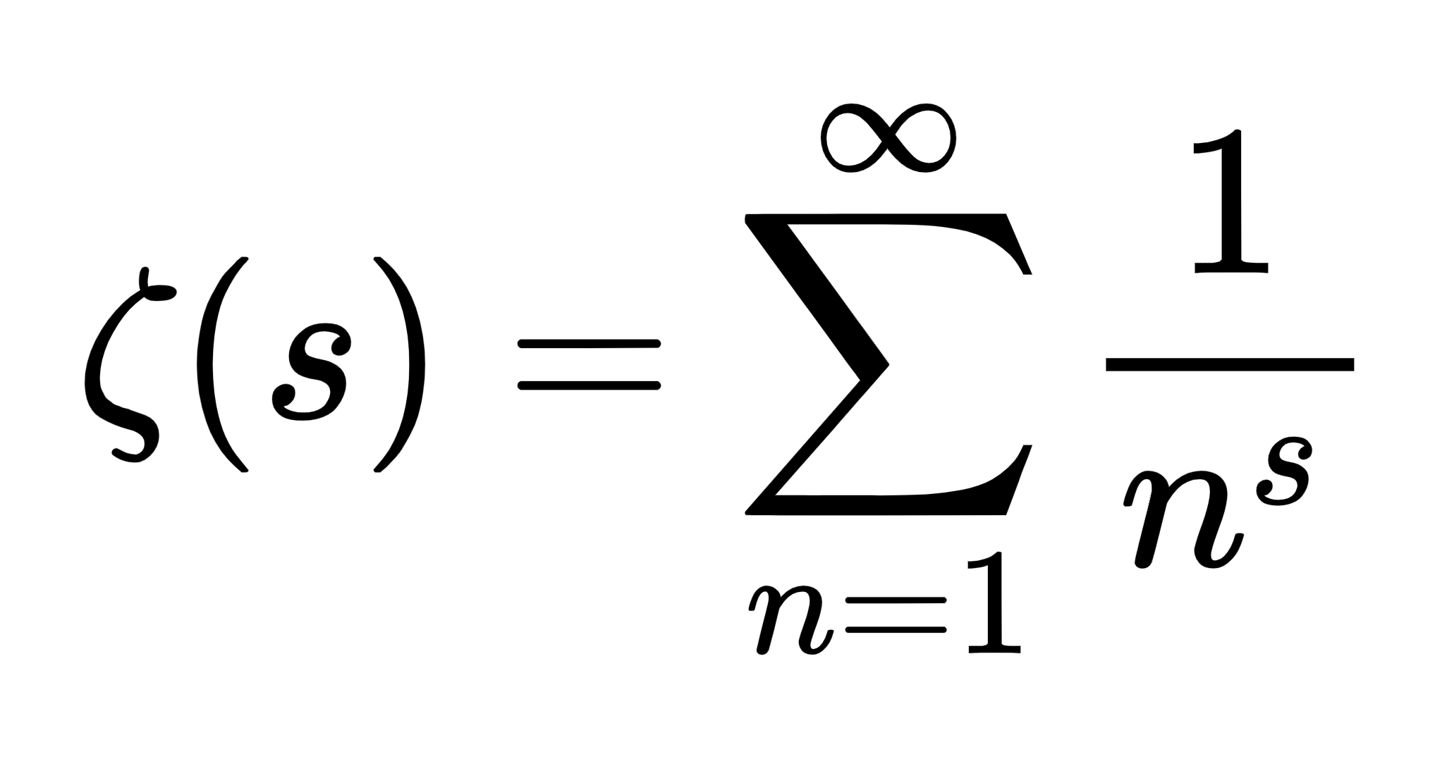 zeta function