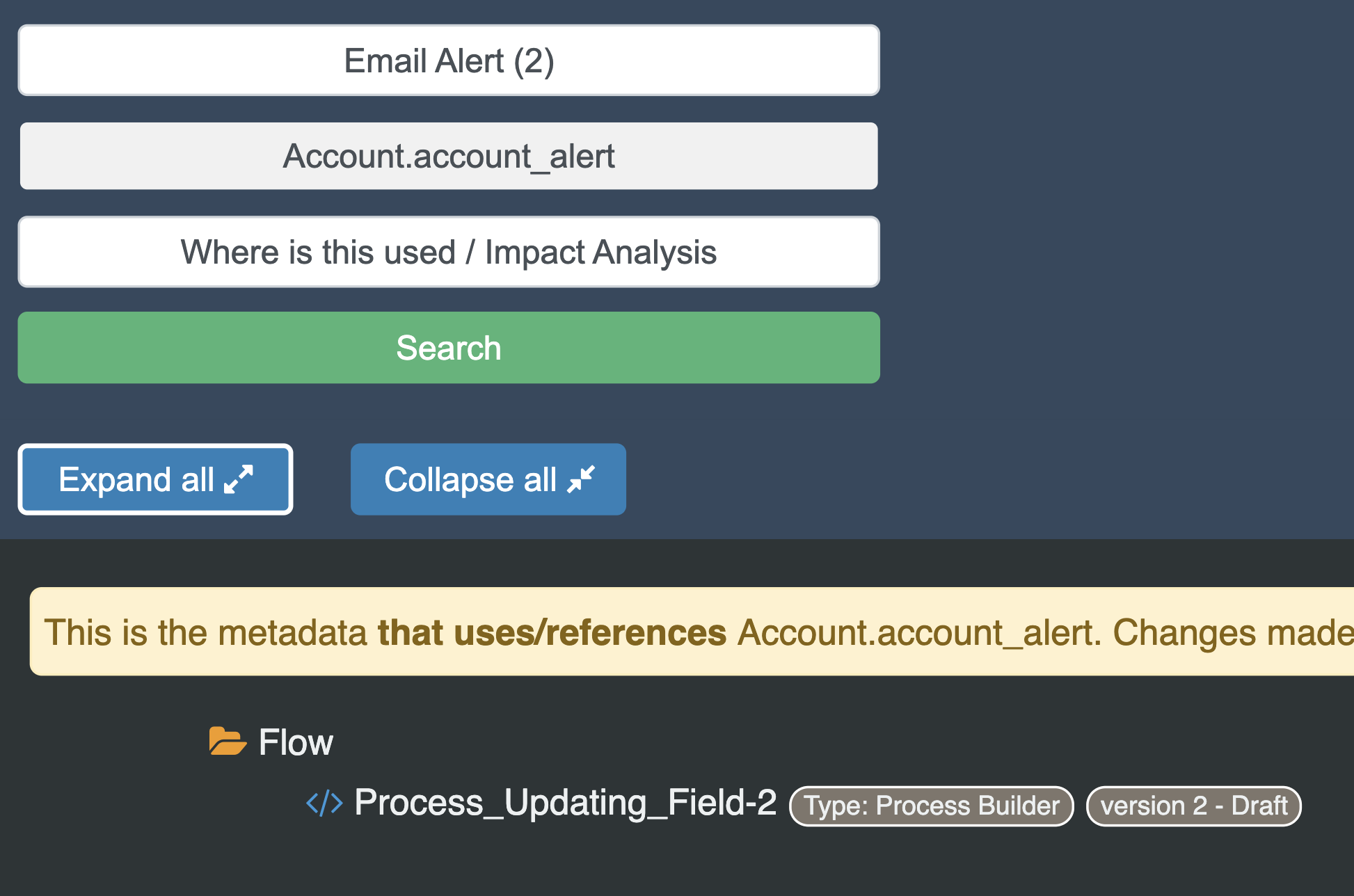 How can I check where an email alert is used? · Issue 104