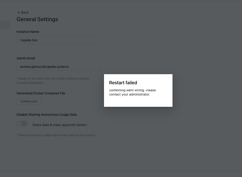 [Bug]: User is unable to set smtp server on Caprover and digitalocean ...
