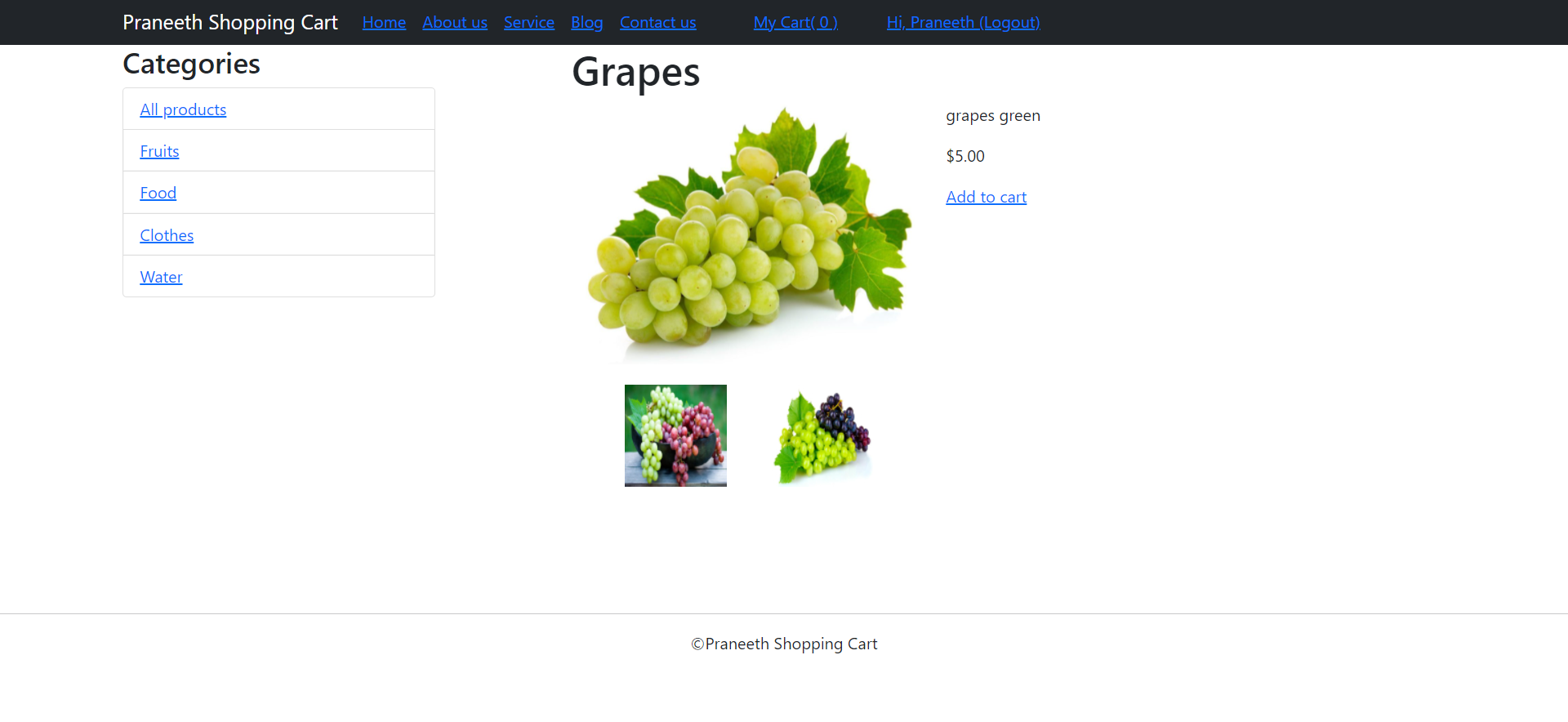 GitHub - saipraneethdasari/shoppingcart
