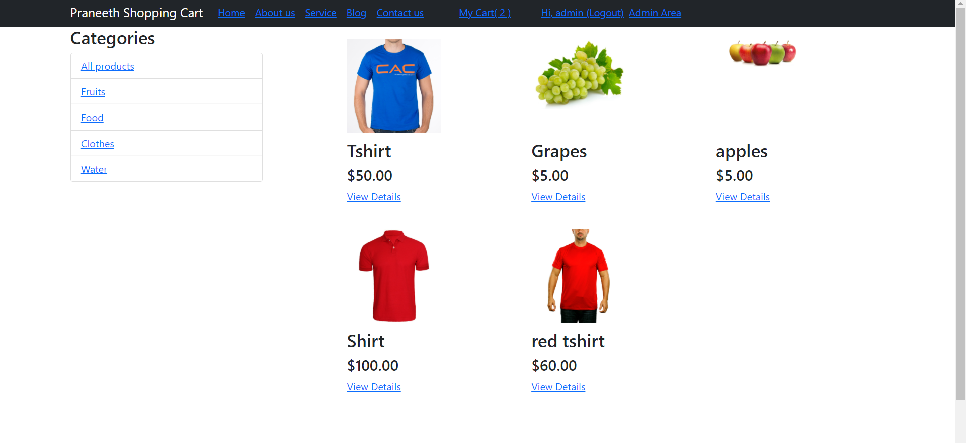 GitHub - saipraneethdasari/shoppingcart