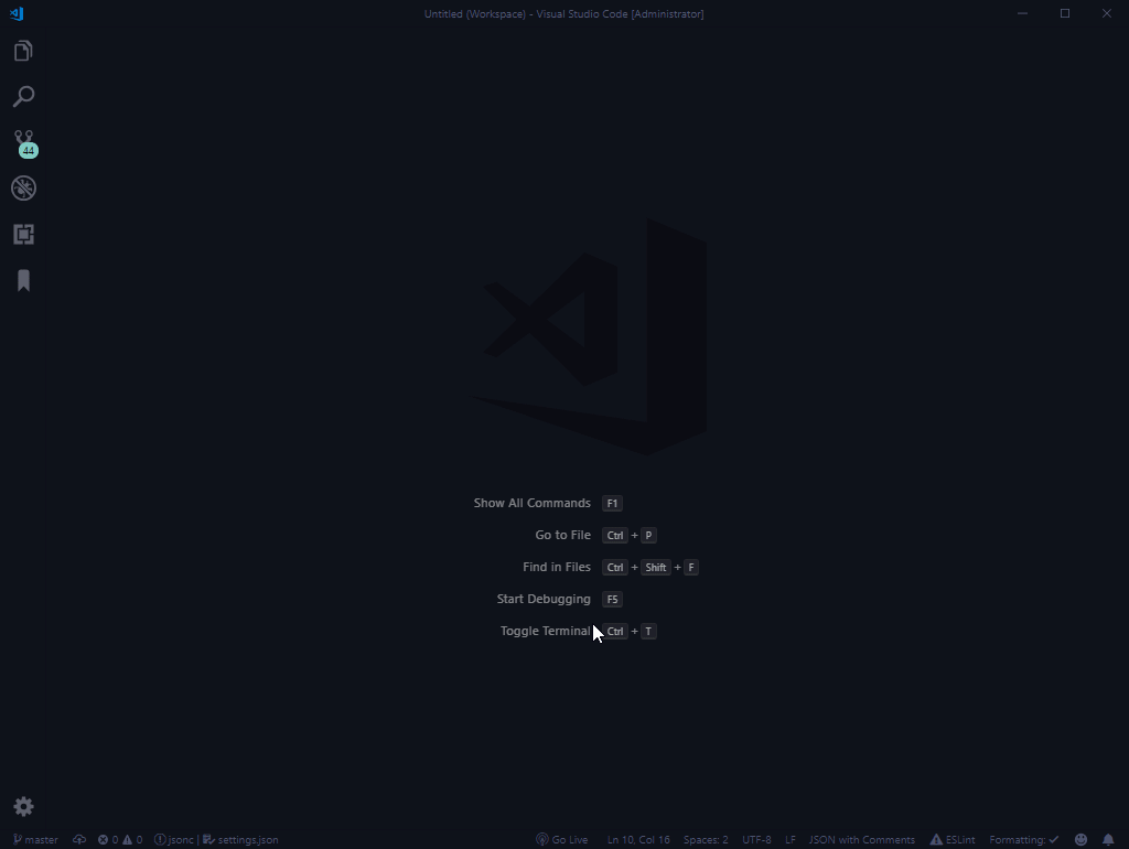 settings appears as a json file not GUI after update to version 1.32.1 ...
