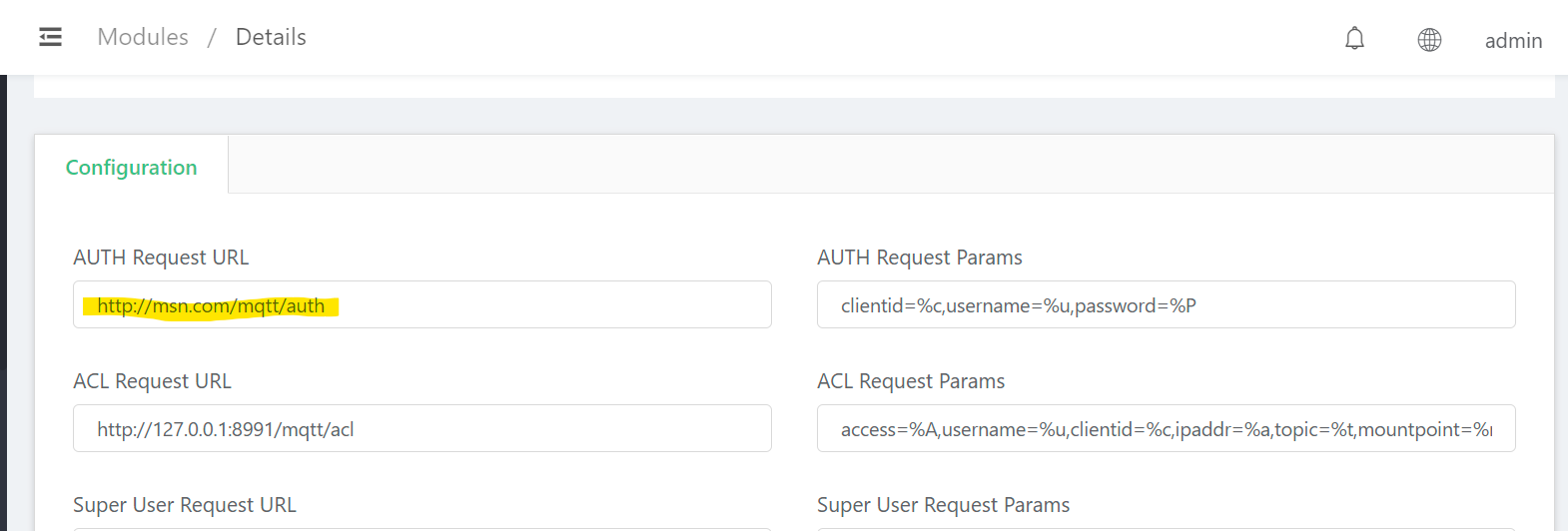 Error In Enterprise EMQX modules using auth_http from Kubernetes ...