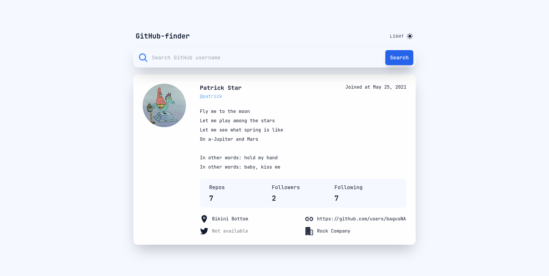 GitHub - bagusNA/github-finder: A simple github profile finder