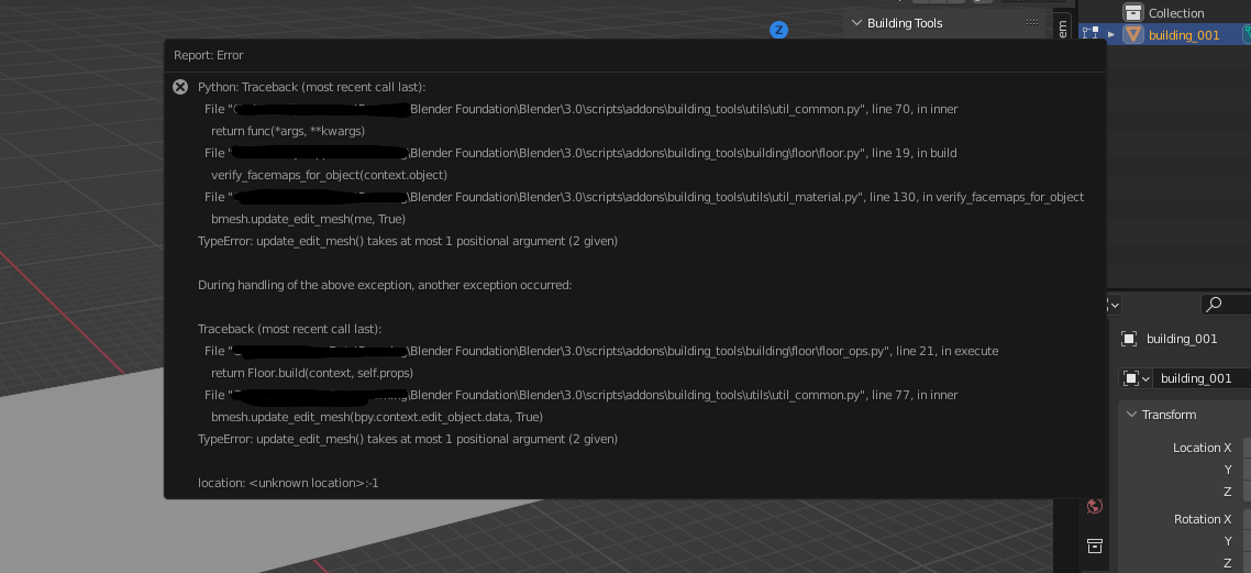 Not working Blender 3.0 · Issue 195 · ranjian0/building_tools · GitHub