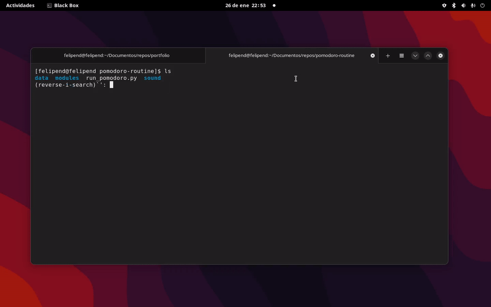 ⌛ Pomodoro routine sneek peek