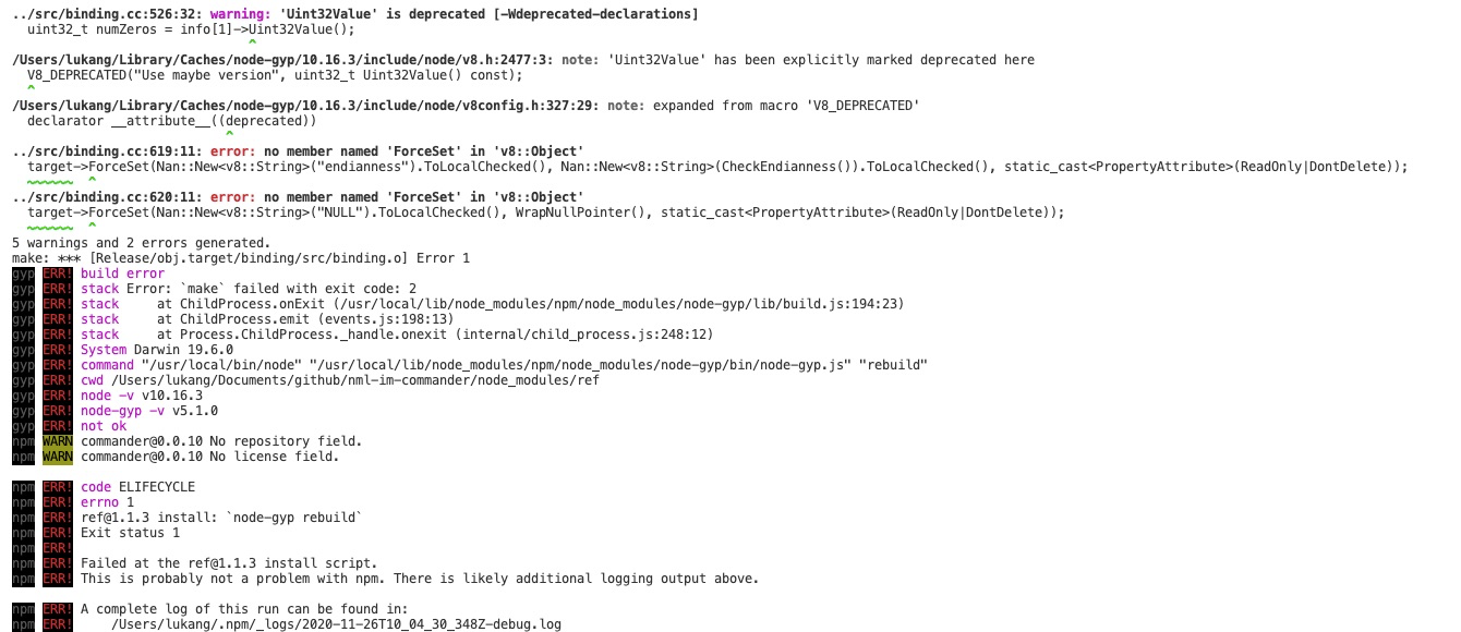 node-gyp rebuild fails when npm install nodobjc · Issue #2267 · nodejs ...