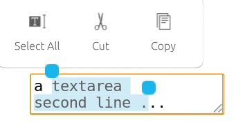Text selection (like in the old browser ?) · Issue #21 · ubports/morph ...