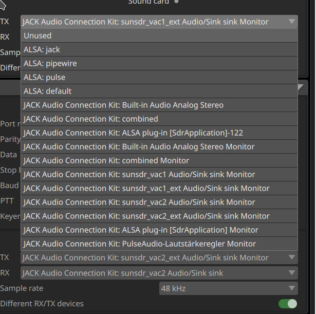 ExpertSDR3 Linux Sound Card Drop Down List not wide enough · Issue 469 · ExpertSDR3/ExpertSDR3