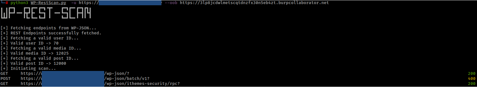 GitHub - aqeisi/WP-RestScan: Scan Wordpress Servers for Access Control ...