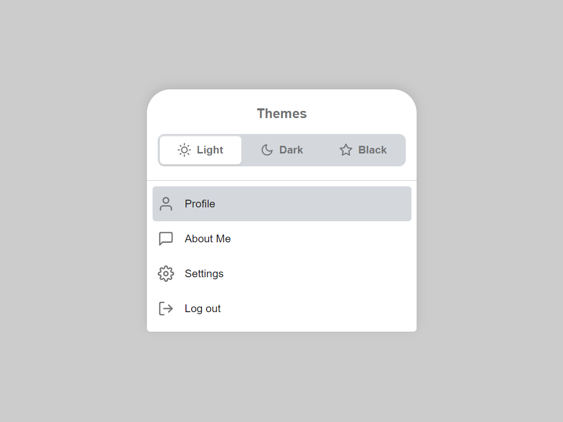 GitHub - eneesakan/light-dark-black-themes: Light, dark and balck theme ...