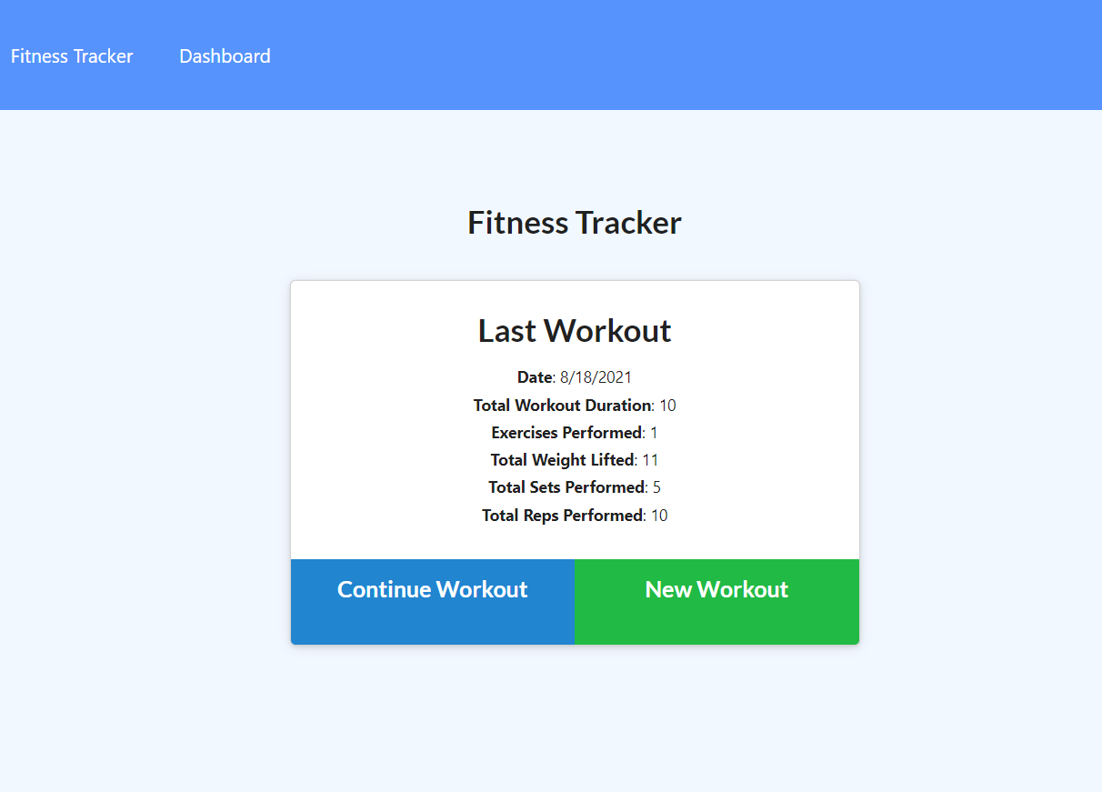 GitHub mandrewartha/fitnesstracker This fitness tracker was created