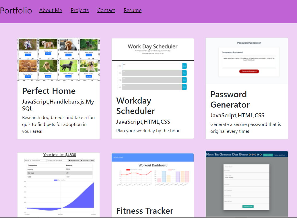GitHub - mandrewartha/react-portfolio: This Portfolio was created using ...