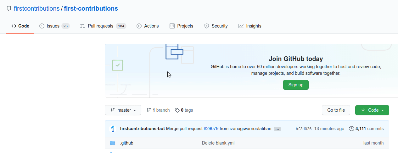 pull request