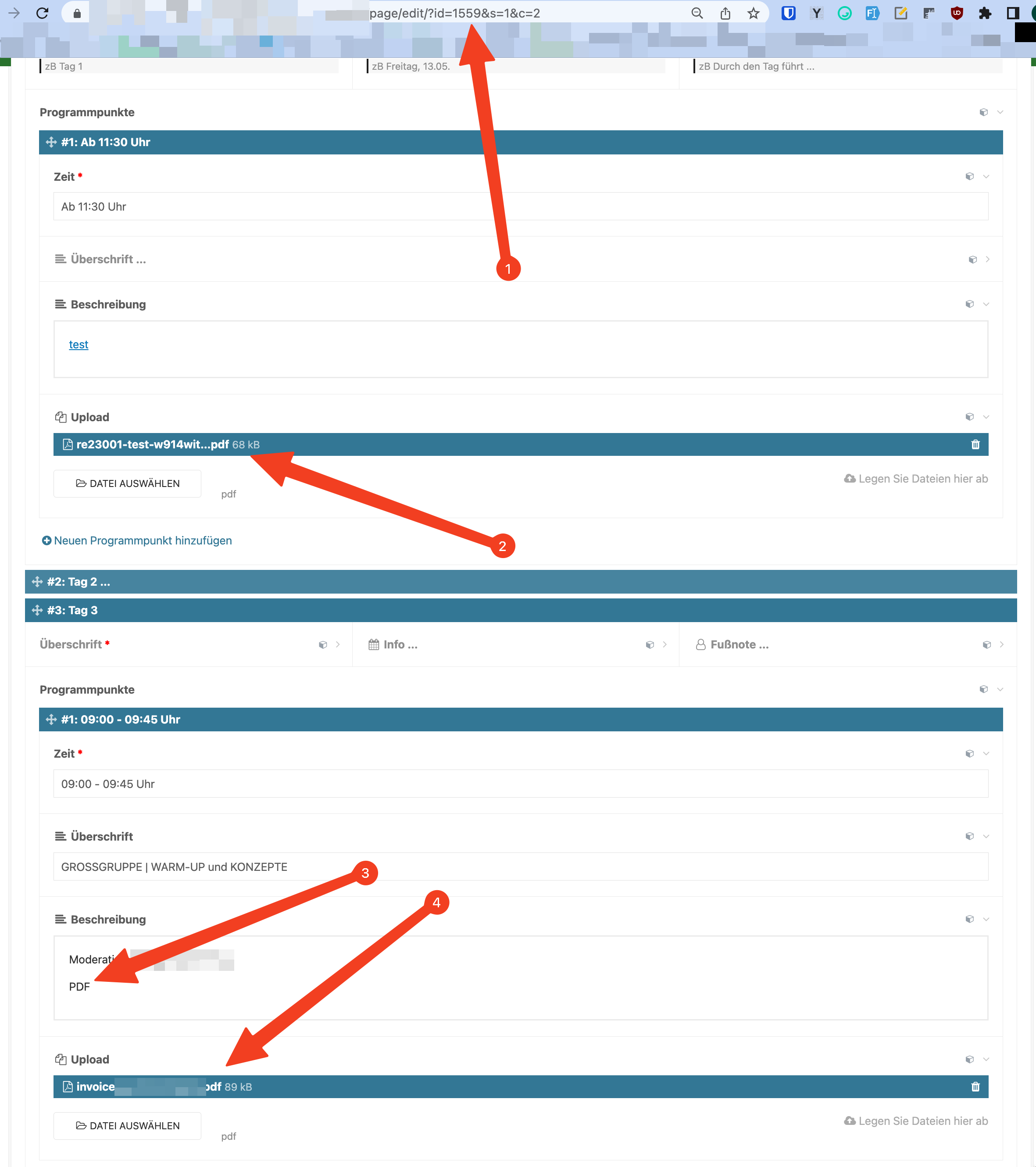 TinyMCE pwlink does not work in nested repeaters (+Frontend Editing