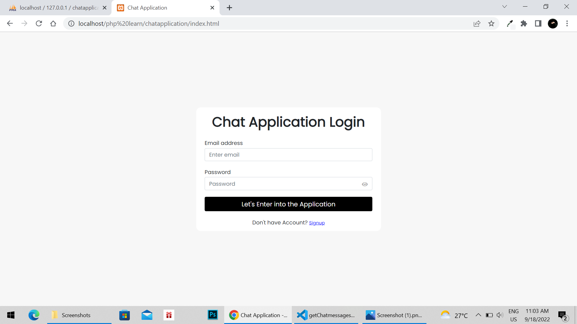 GitHub - mohammedshahid096/Chat_Application: A web page chat ...