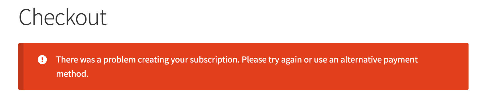 WCPay Subscriptions new customer errors on checkout · Issue #2869 ...
