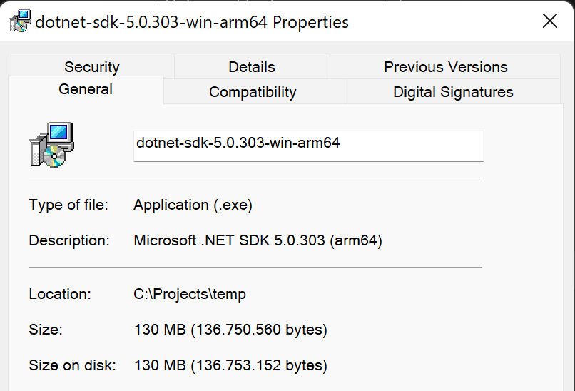 .NET SDK 5.0.400 installer does not include Windows Desktop on ARM64 ...