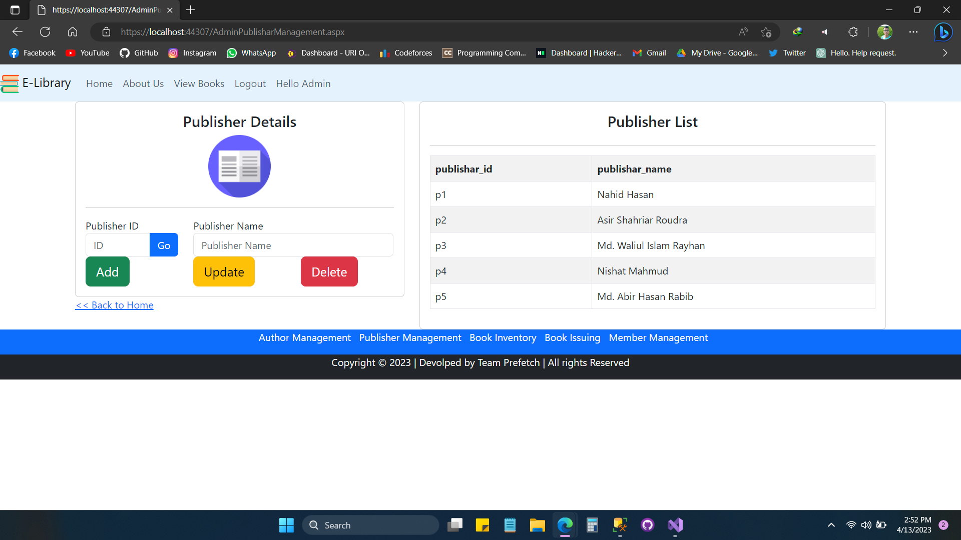 Github Waliulrayhan Onlinelibrarymanagement Asp Net This Is A