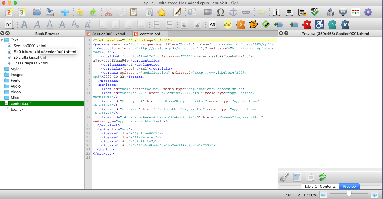 Sigil crash when adding a file with names containing diacritics ...