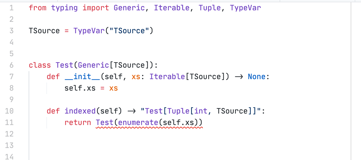 Type problems with using __init__ / class constructor · Issue #1196 ...
